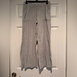Aerie Gray Wide Leg Pants